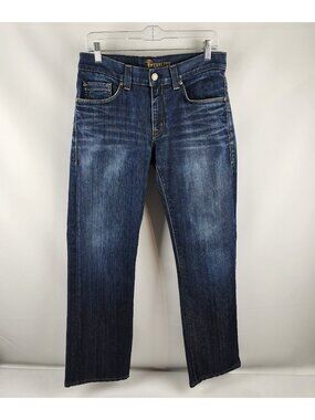 FIDELITY Jeans Mens 30x31 Blue Calvery 50-11 Straight Dark Wash Denim USA